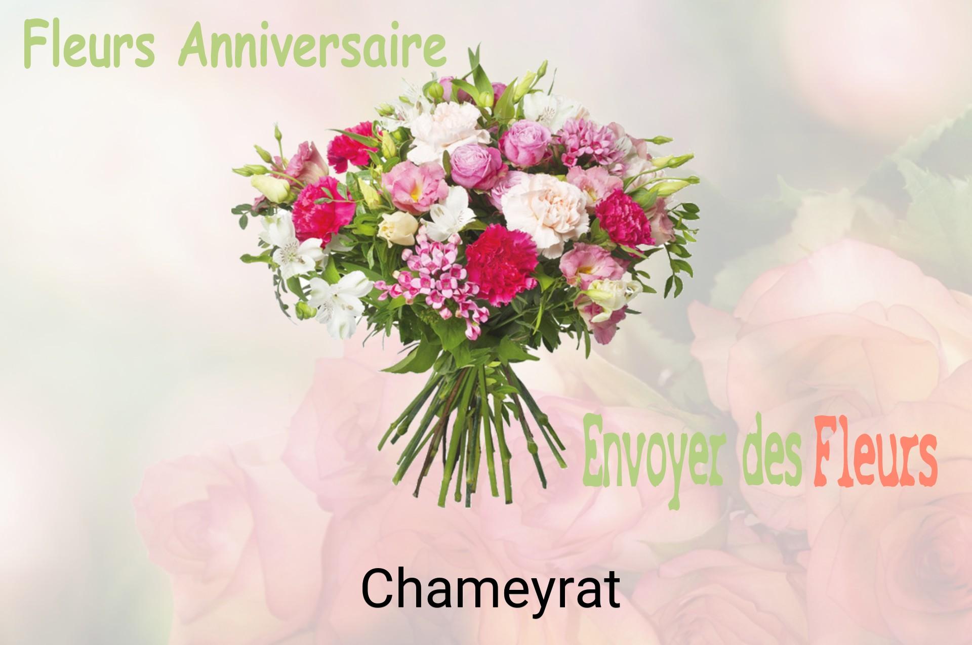 Bouquet de fleurs d’anniversaire livré à Chameyrat